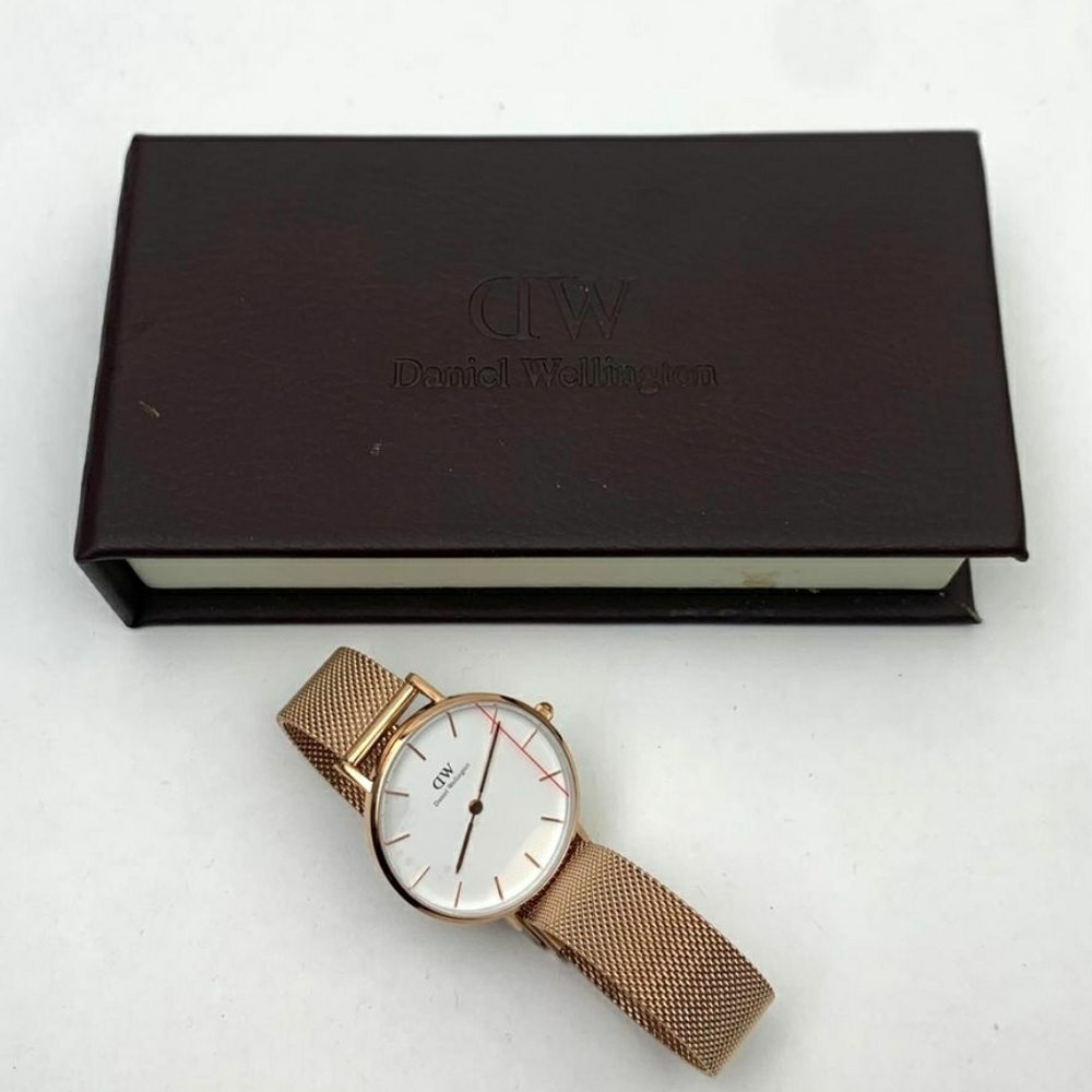 DANIEL WELLINGTON Petite Ashfield Mesh Strap Watch